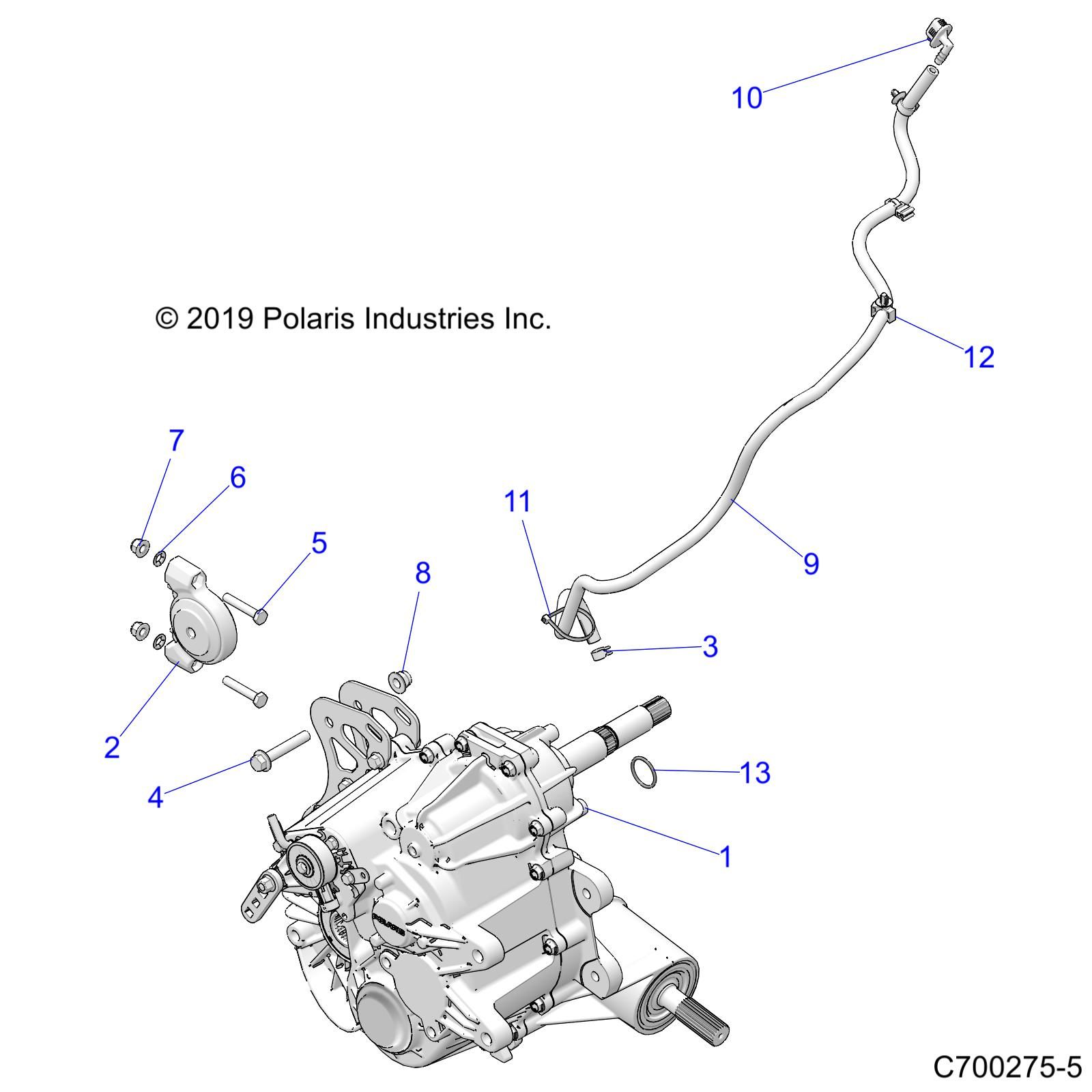 TRANSMISSION MONTAGE BOITE PRINCIPALE POUR RZR XP 1000 TRACTOR 2022