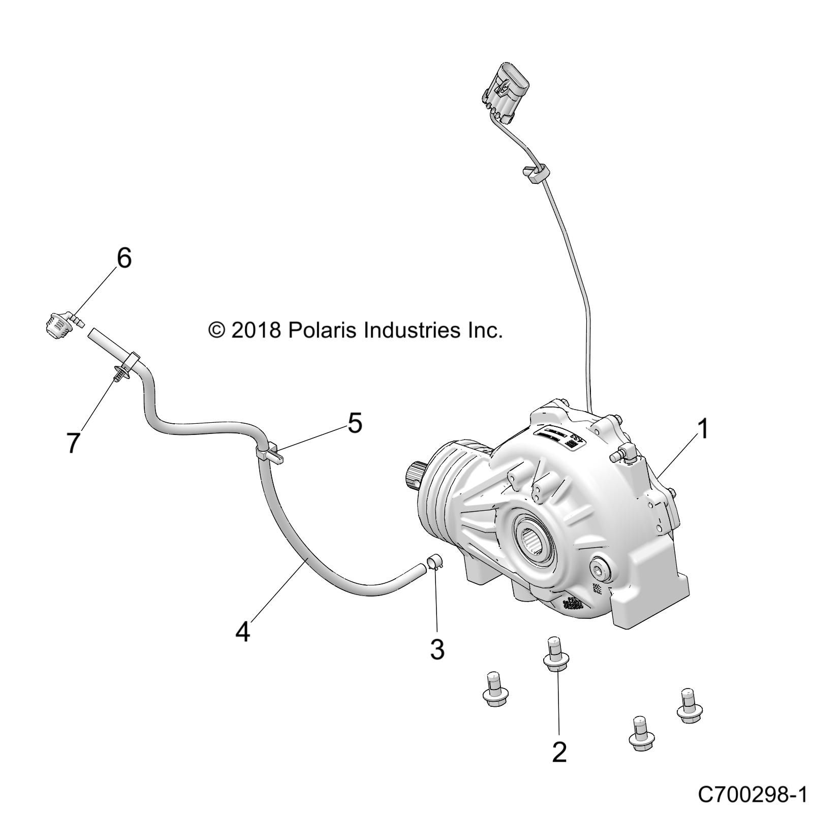 TRANSMISSION MONTAGE BOITE AVANT POUR RZR TRAIL S 1000 EPS EUTRACTOR 2021