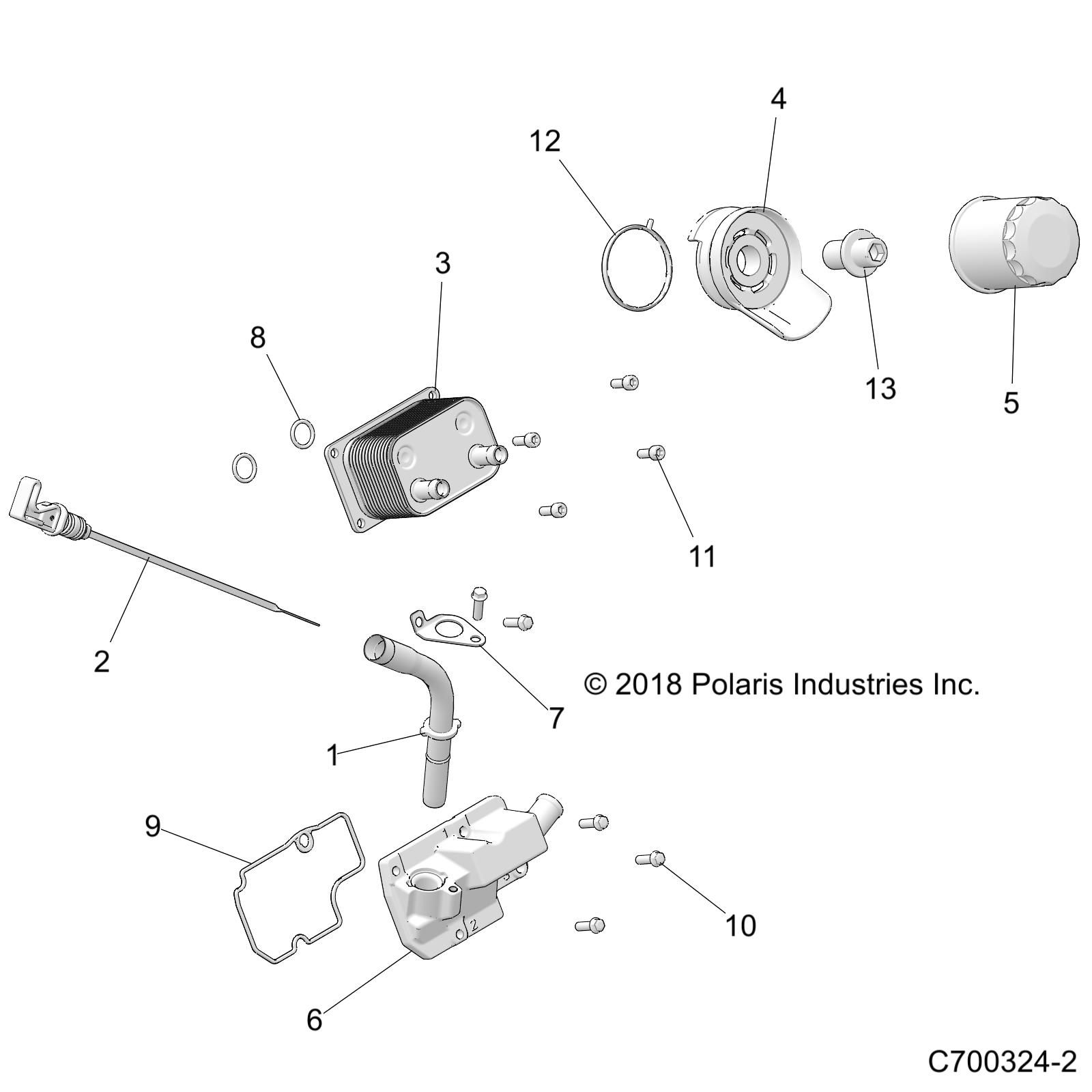 MOTEUR JAUGE ET FILTRE A HUILE POUR RZR TURBO 4 2019