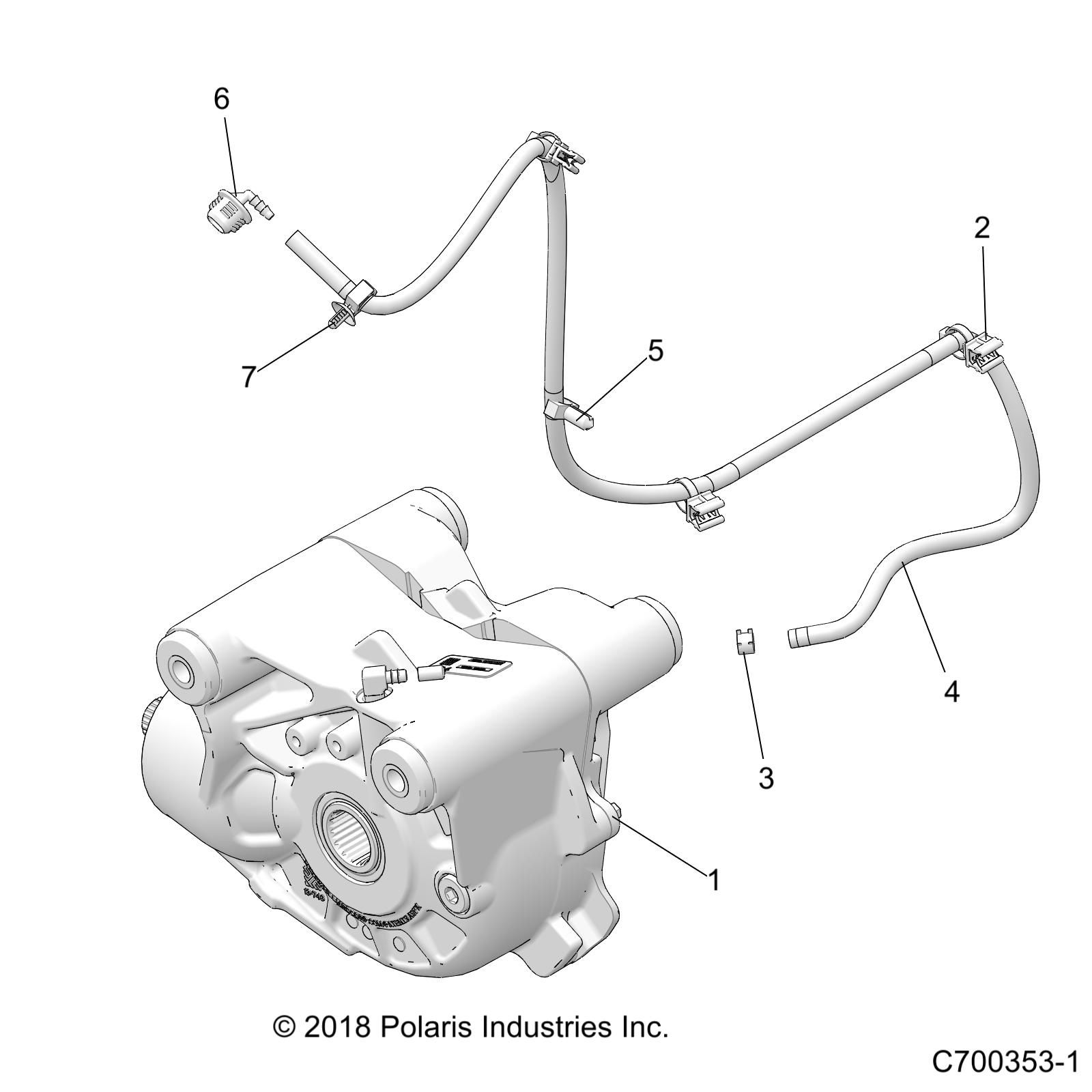TRANSMISSION MONTAGE BOITE AVANT POUR RZR XP TURBO S 2019