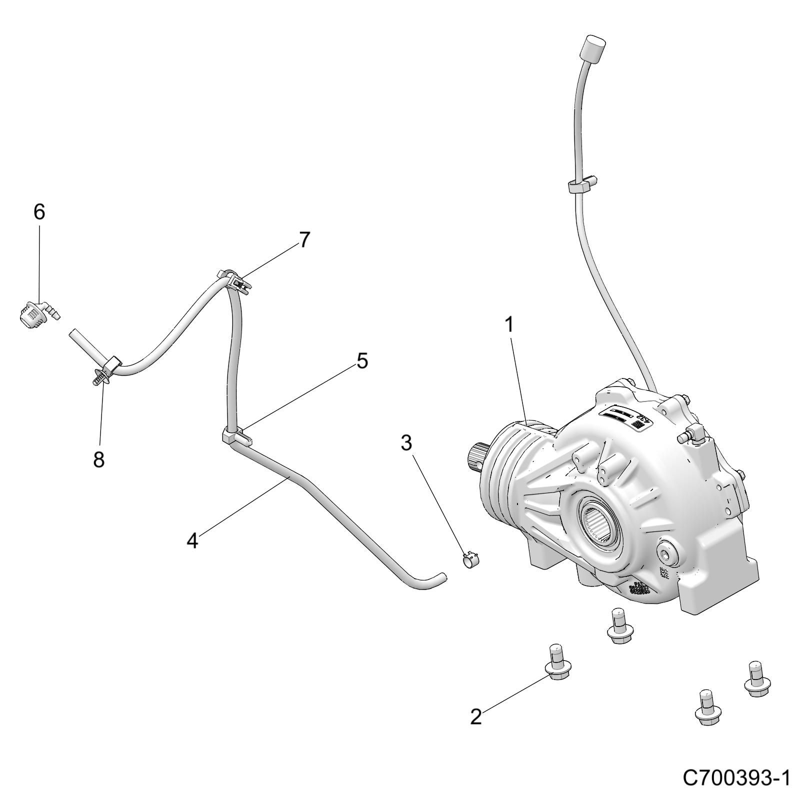 TRANSMISSION MONTAGE BOITE AVANT POUR RZR XP 4 TURBO 2020
