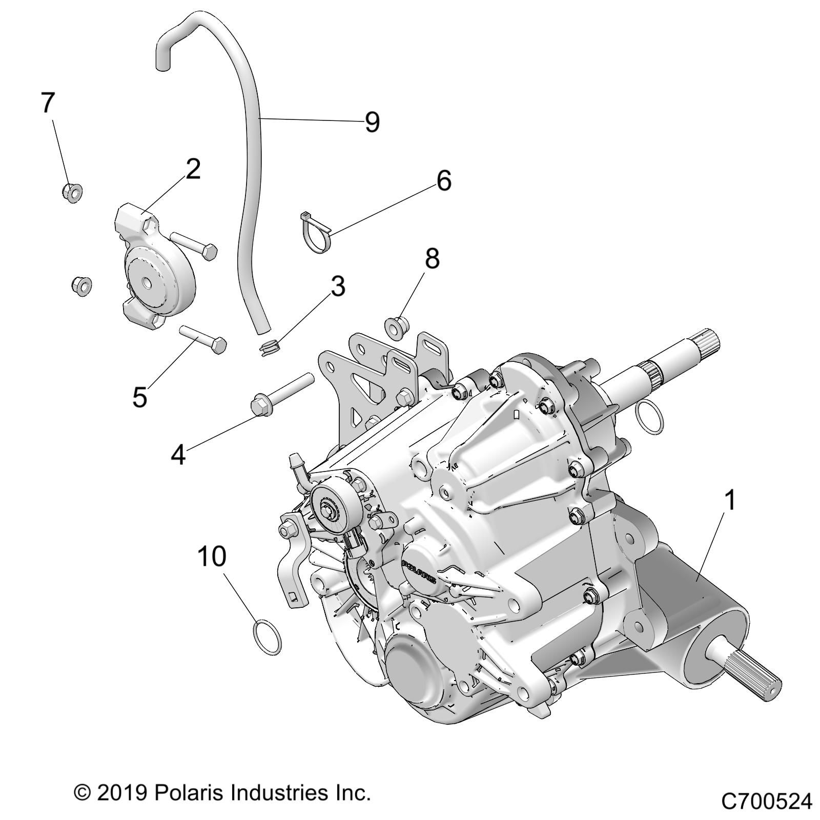 TRANSMISSION MONTAGE BOITE PRINCIPALE POUR RANGER 570 FULL SIZE 2022