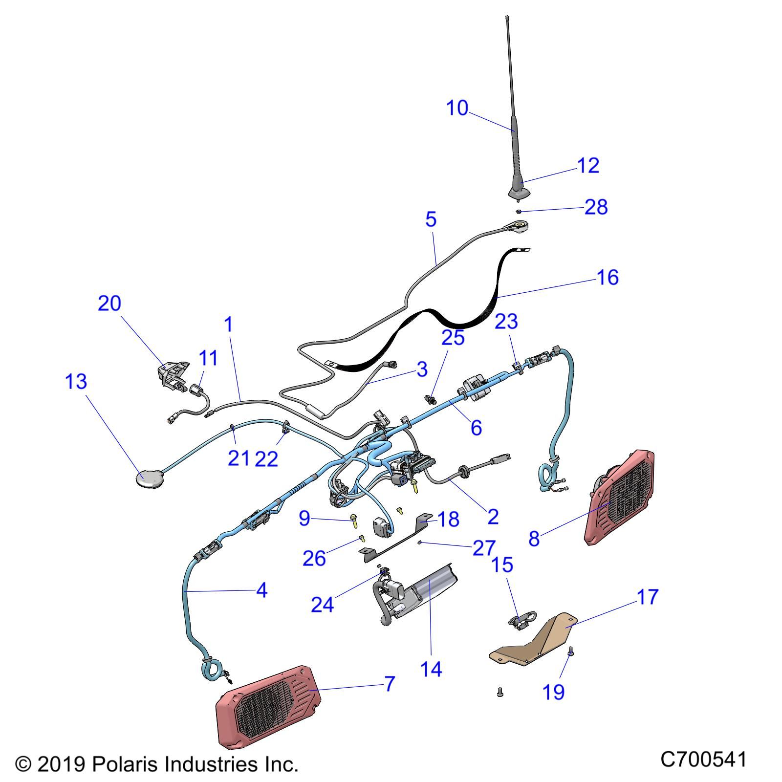 ELECTRIQUE INSTRUMENTS DU TABLEAU DE BORDS COMMANDE DE CONDUITE POUR RANGER 1000 FACTORY CHOICE 2019