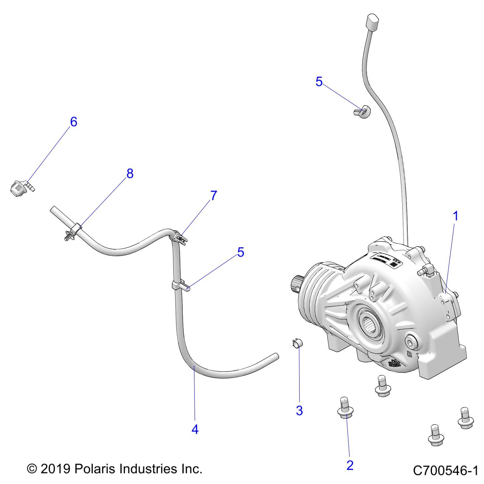 TRANSMISSION MONTAGE BOITE AVANT POUR RZR XP 1000 PREMIUM RIDE COMMAND 2023