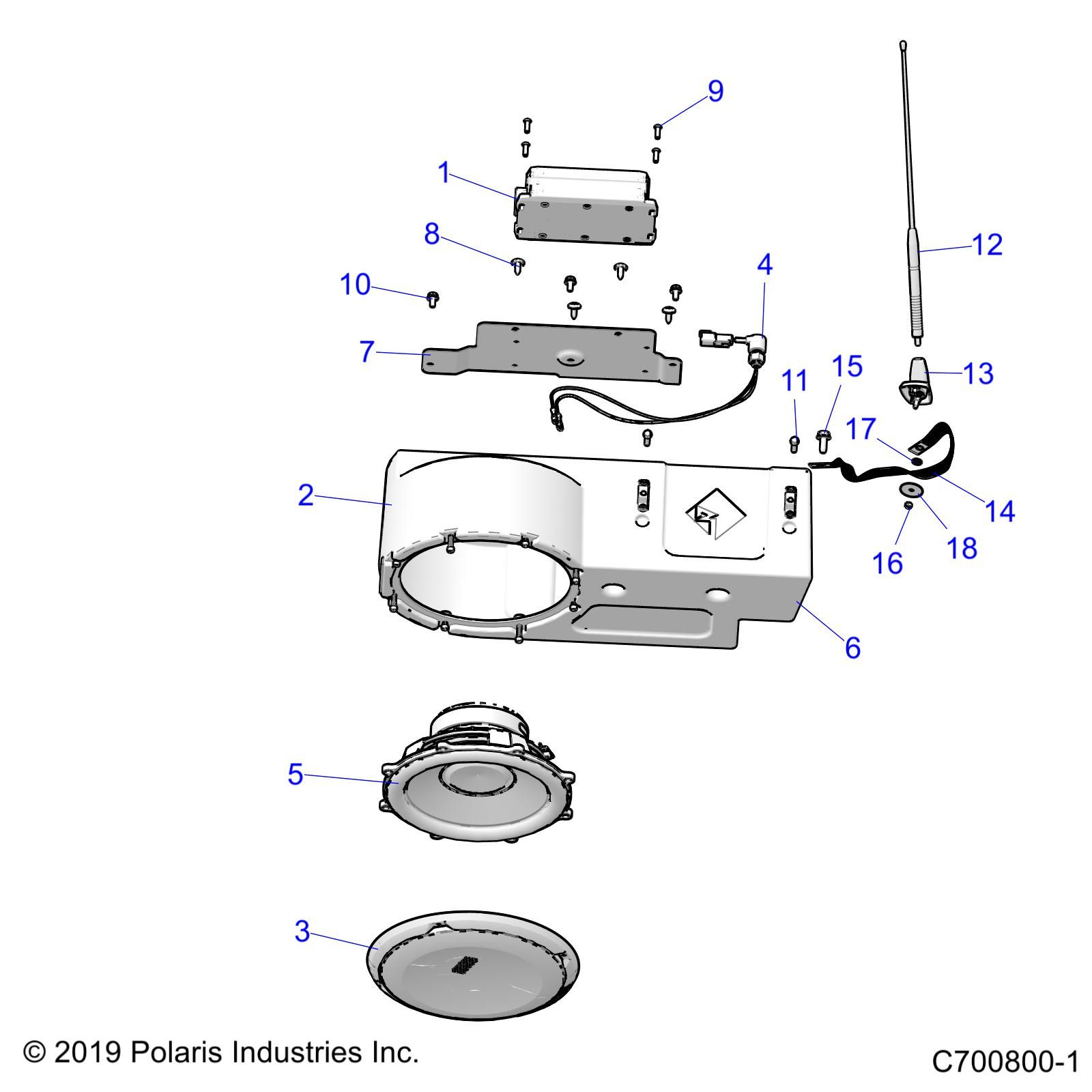 ACCESSOIRES AUDIOCAISSON DE BASSE POUR GENERAL 1000 DELUXE RC 2021