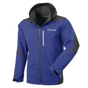 VESTE SOFTSHELL POLARIS BLEU