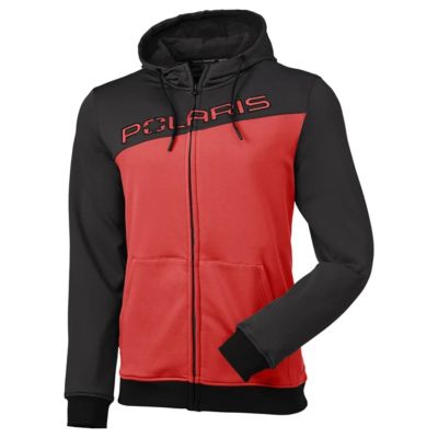 SWEAT POLARIS "TECH HOODIE" ROUGE