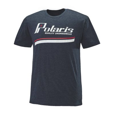 T-SHIRT HERITAGE HOMME AVEC LOGO POLARIS NAVY