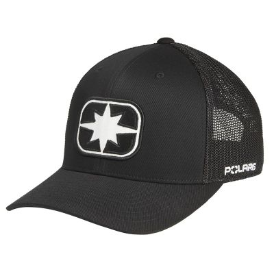 CASQUETTE POLARIS NOIRE "TRUCKER BADGE CAP BLACK"