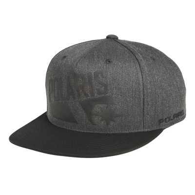 CASQUETTE POLARIS PLATE GRISE "FLAT BILL GREY"
