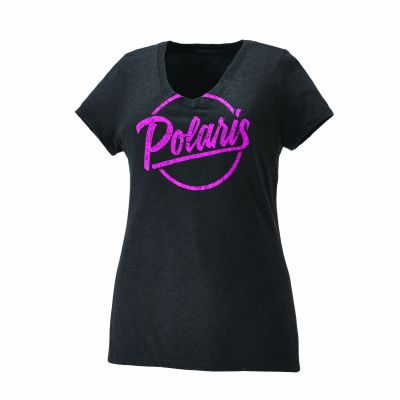 Tee-shirt POLARIS Script pour femmes - Givre Noir