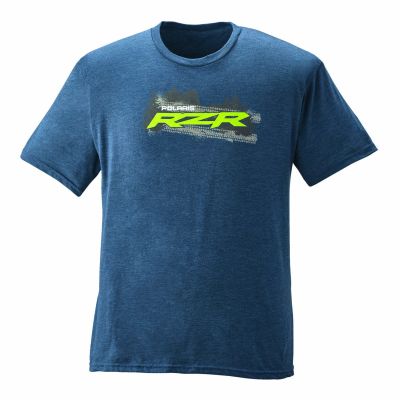 Tee-shirt logo Polaris RZR pour homme - Bleu