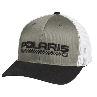 CASQUETTE POLARIS "CHECKERED TRUCK CAP GREY"