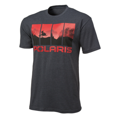 T-SHIRT POLARIS HOMME "SNOW 4 RACE"