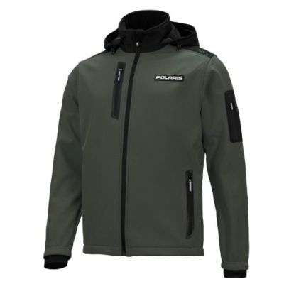 VESTE SOFTSHELL POLARIS "RACING SOFTSHELL KAKI" 2024