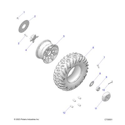 Roues Tout Terrain ATV Roulement De Roue Graisseur Outil Véhicule Adapté  Pour Polaris UTA RZR Ranger Sportsman Roulements 35mm Du 13,9 €